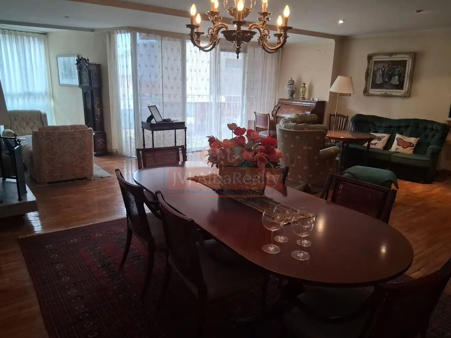 Esszimmer von Wohnung zum Verkauf in  Albacete Capital mit Klimaanlage, Heizung und Parkett