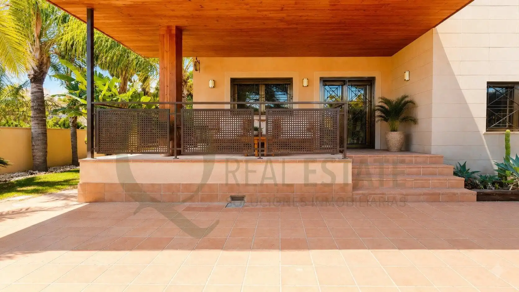 Terrassa de Casa o xalet en venda en Mutxamel amb Aire condicionat, Calefacció i Jardí privat