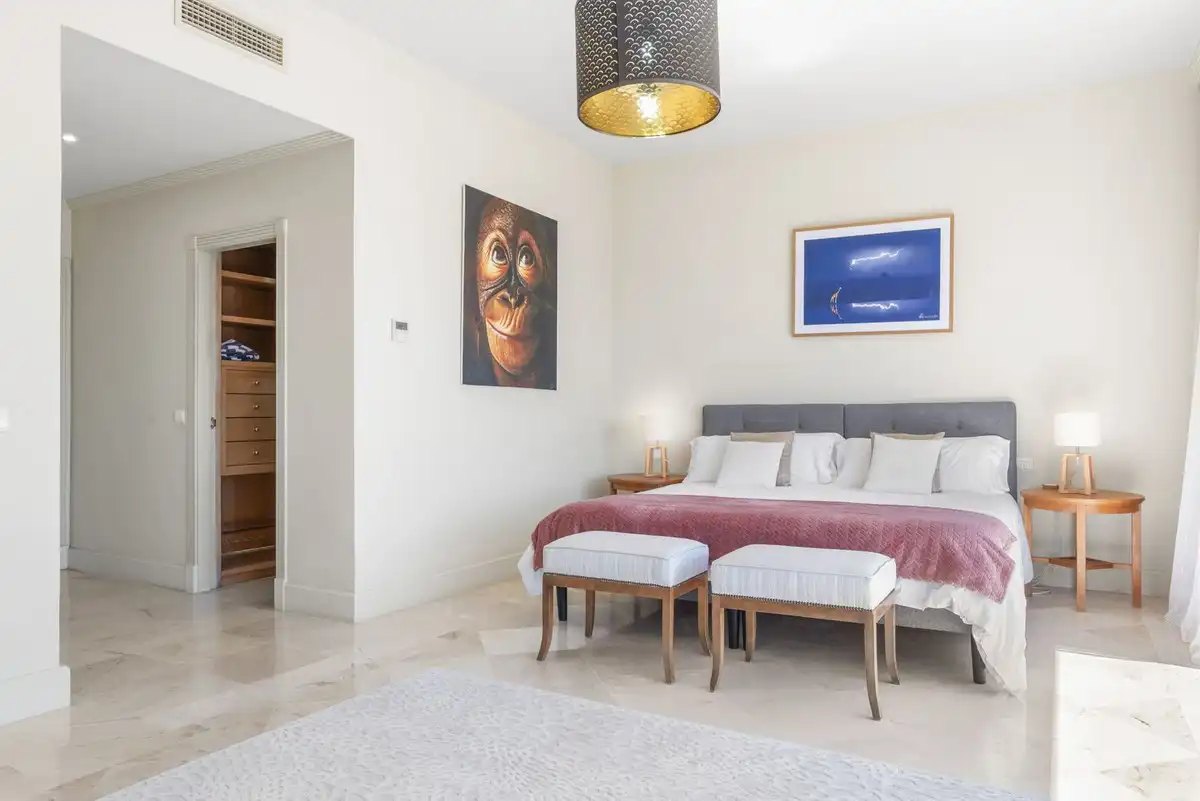 Habitación de Casa o chalet en venta en Manilva con Aire acondicionado, Jardín privado y Terraza