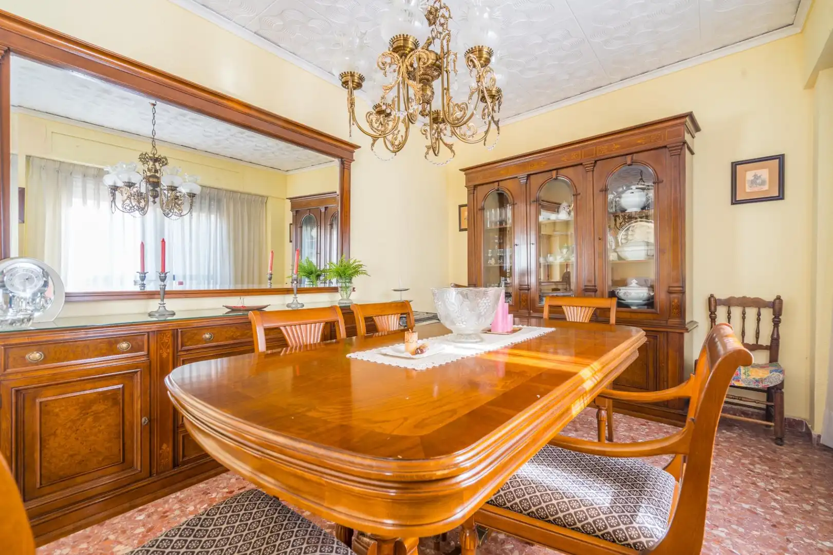 Comedor de Casa adosada en venta en Sagunto / Sagunt con Terraza