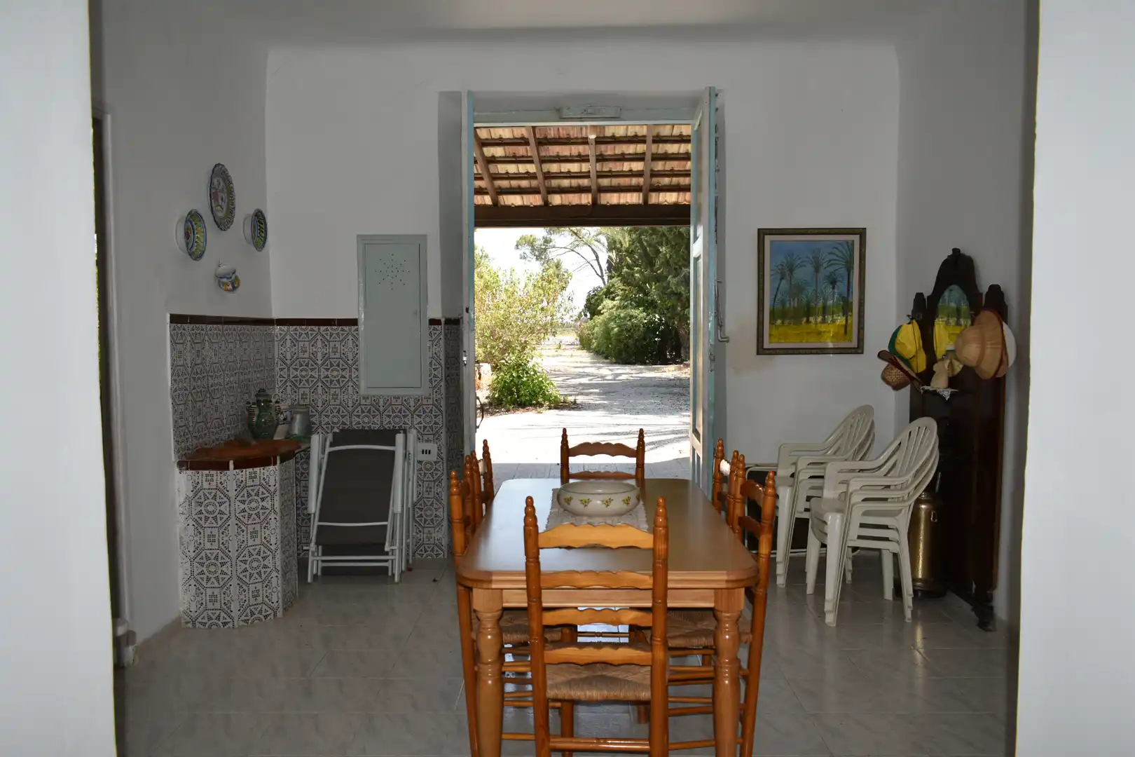 Comedor de Casa o chalet en venta en Elche / Elx con Jardín privado y Amueblado