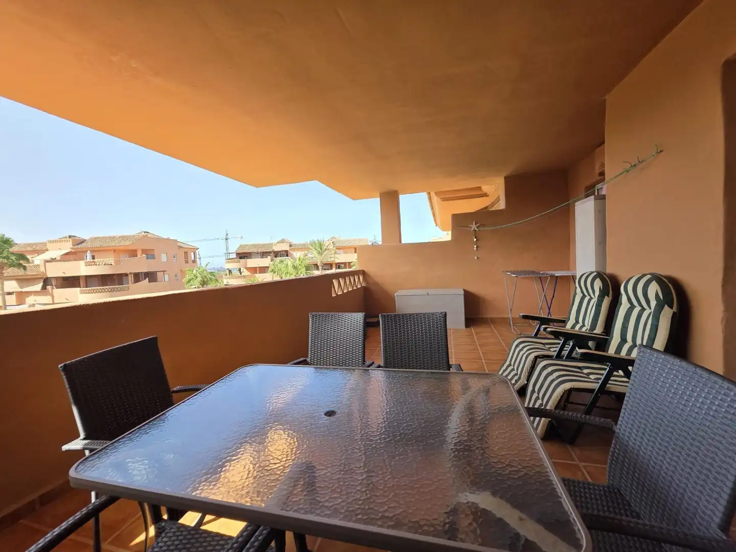 Terrasse von Wohnungen zur Miete in El Ejido mit Terrasse, Möbliert und Gemeinschaftspool