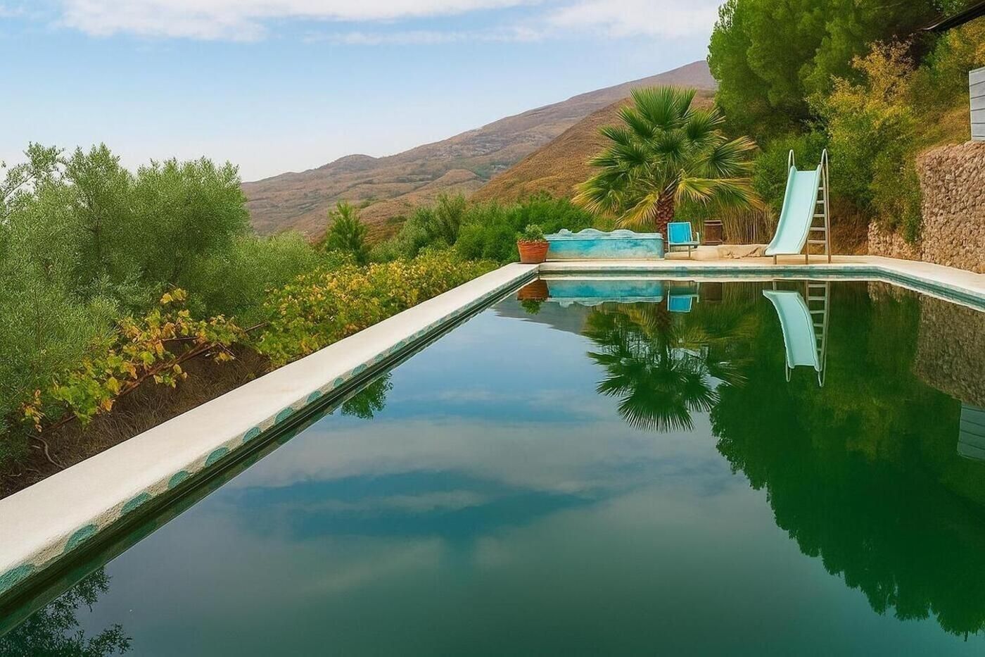 Piscina de Finca rústica en venta en Órgiva