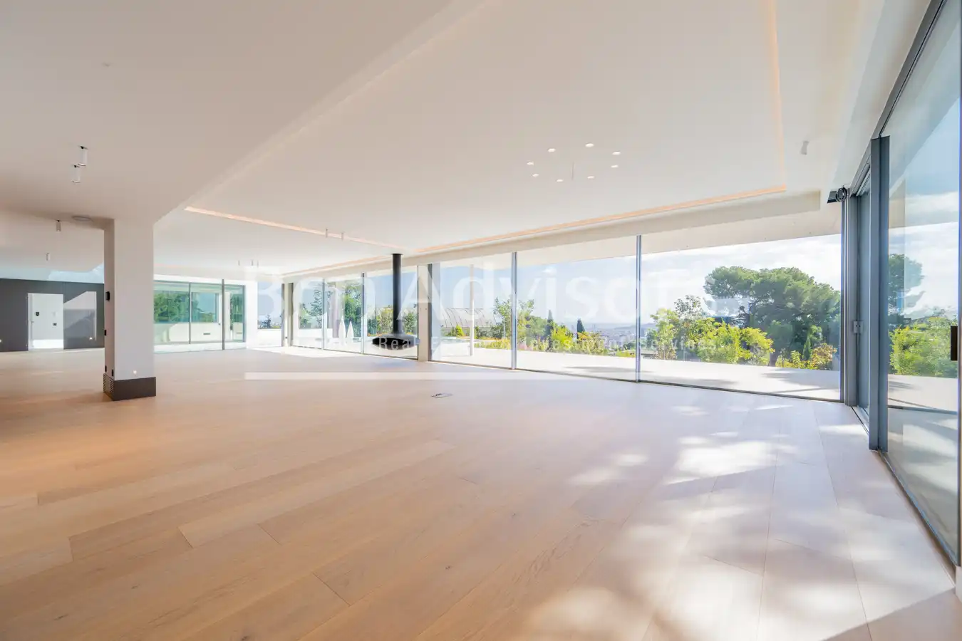 Sala de estar de Casa o chalet en venta en Barcelona con Aire acondicionado, Calefacción y Jardín privado