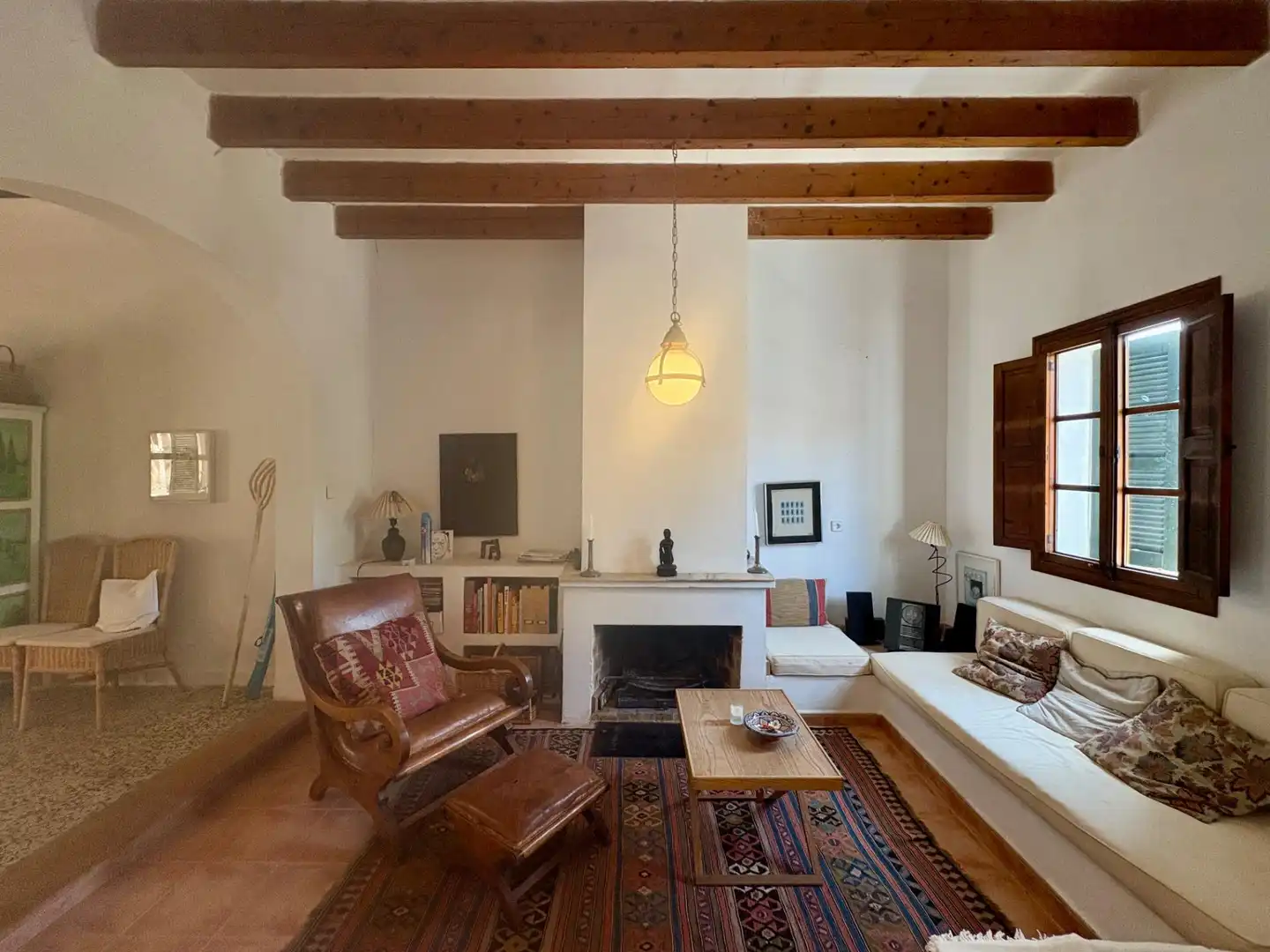 Sala de estar de Casa adosada en venta en Andratx con Calefacción, Jardín privado y Terraza
