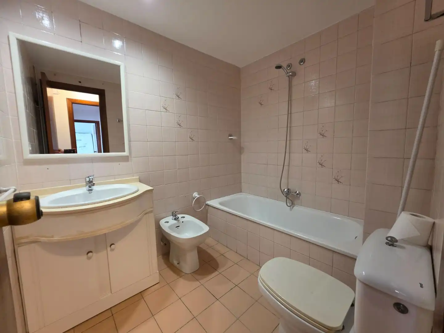 Baño de Piso de alquiler en Valencia con Jardín privado, Terraza y Amueblado