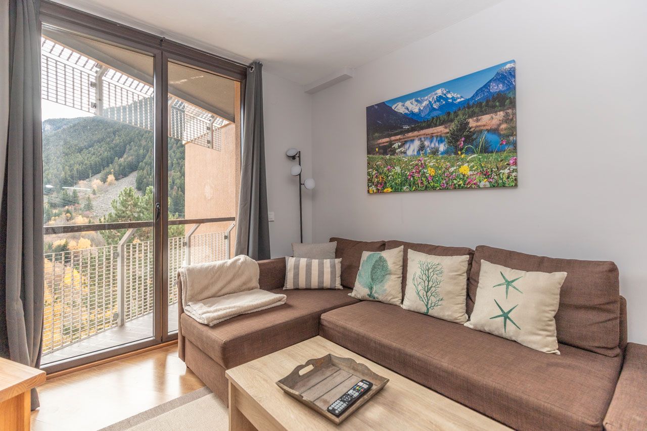 Sala d'estar de Apartament en venda en Naut Aran amb Moblat