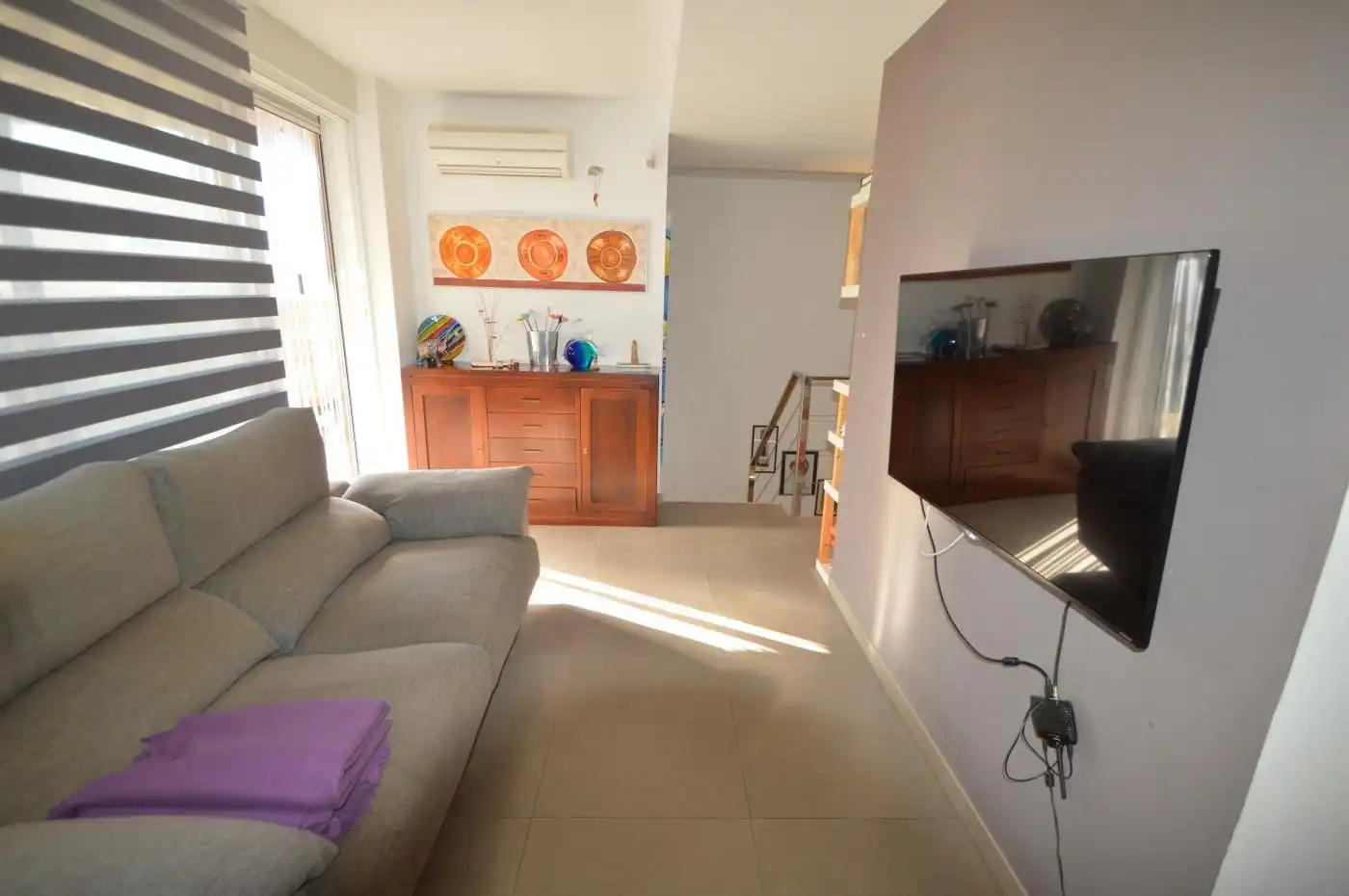 Sala d'estar de Àtic en venda en Vinaròs amb Aire condicionat, Calefacció i Terrassa