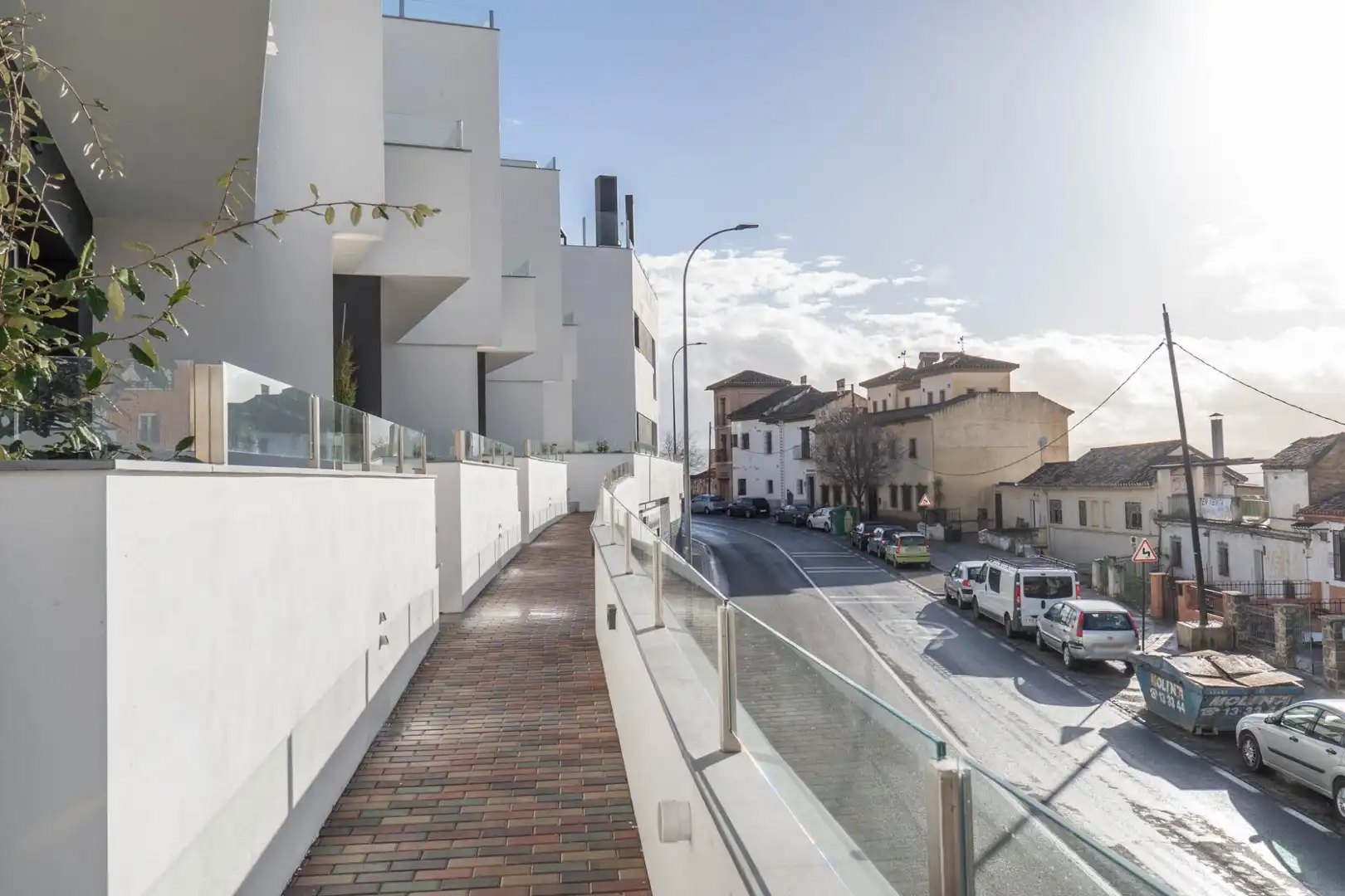 Vista exterior de Dúplex de alquiler en Granada con Aire acondicionado, Calefacción y Terraza