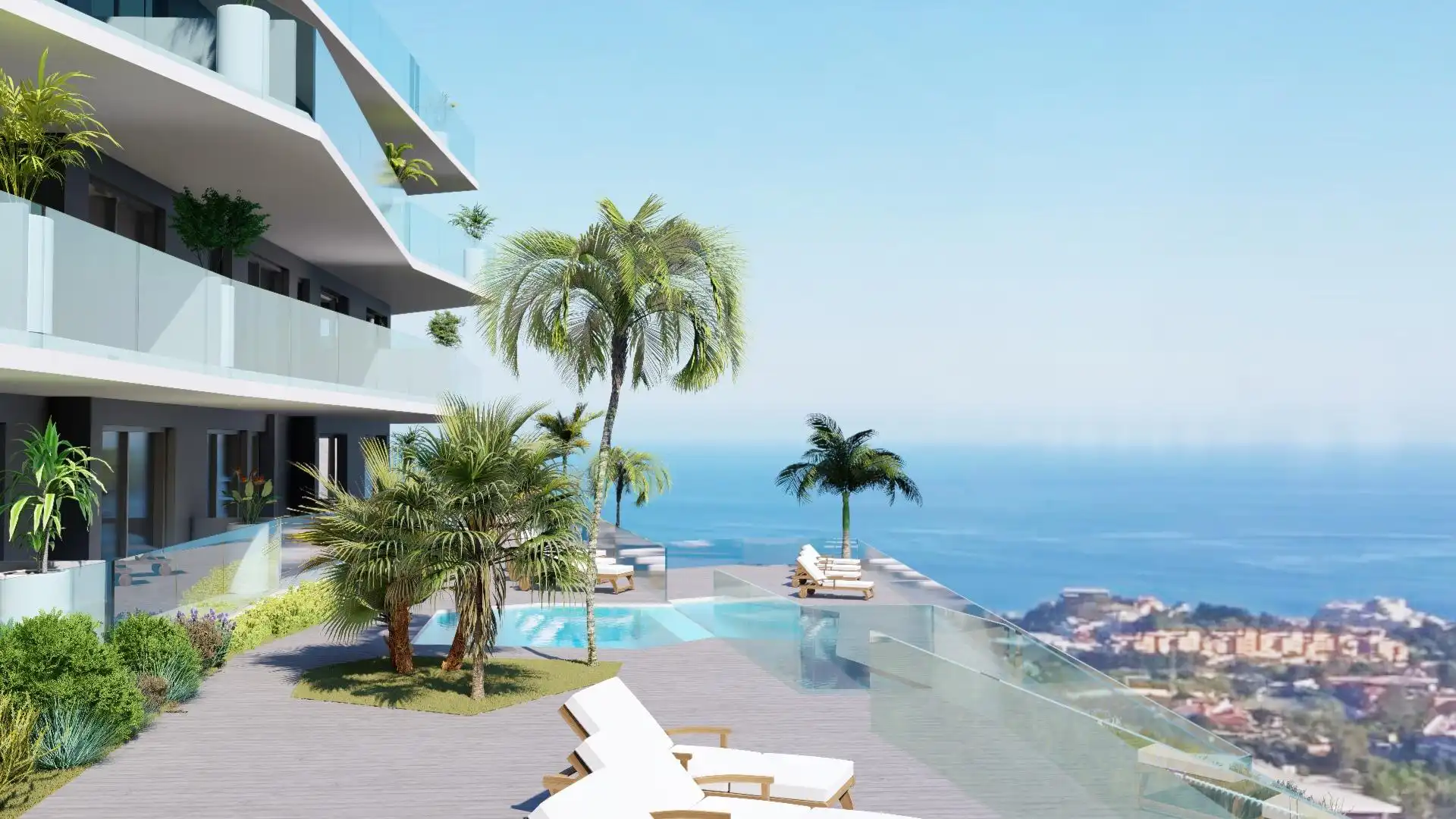 Terraza de Ático en venta en Benalmádena con Aire acondicionado, Terraza y Piscina comunitaria