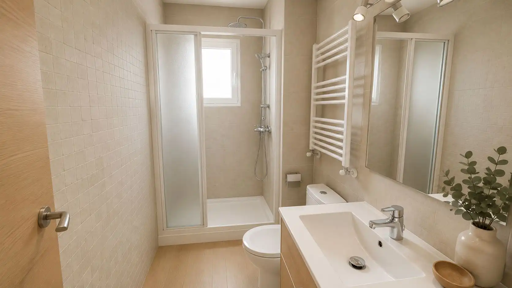 Baño de Apartamento en venta en Madrid