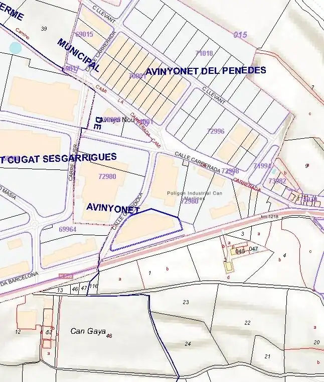 Nave industrial en venta en Avinyonet del Penedès
