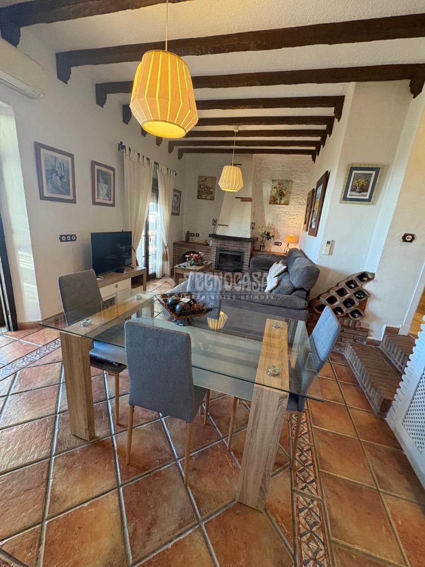 Living room of House or chalet to rent in Frigiliana  with Air Conditioner, Terrace and Swimming Pool