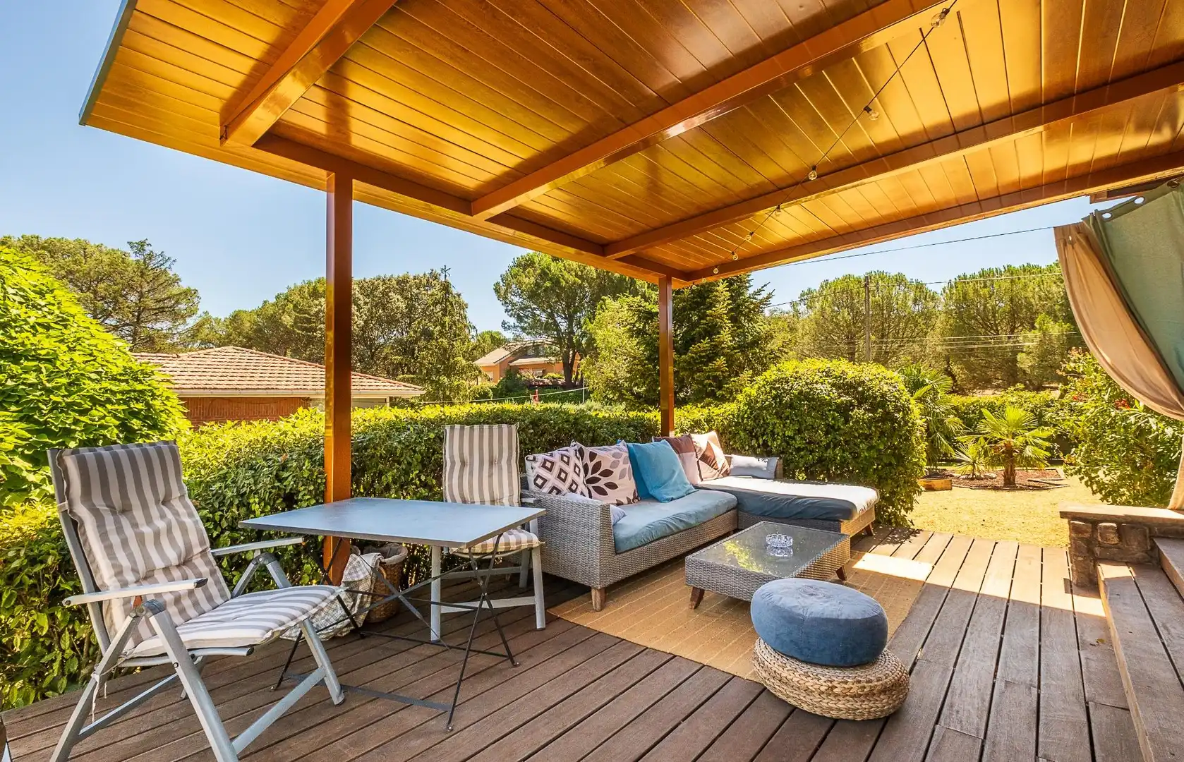 Terrassa de Casa o xalet en venda en Guadarrama amb Aire condicionat, Calefacció i Jardí privat
