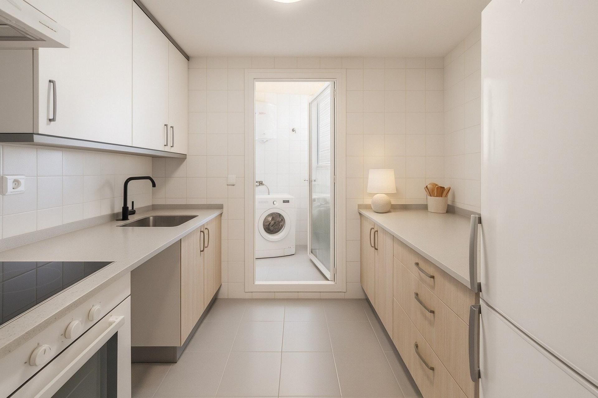 Cocina de Apartamento en venta en Benidorm con Calefacción y Terraza