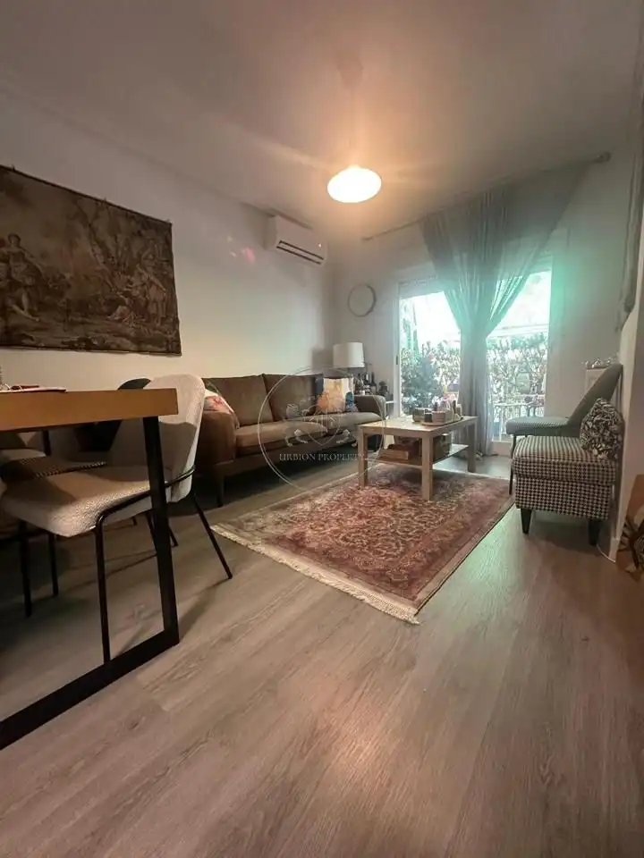 Wohnzimmer von Wohnung zur Miete in Madrid mit Klimaanlage, Heizung und Terrasse
