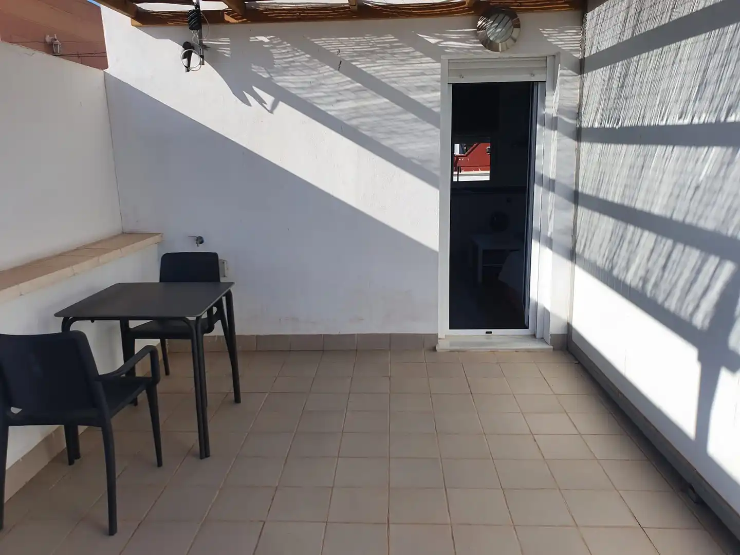 Terraza de Ático de alquiler en Roquetas de Mar con Aire acondicionado, Calefacción y Parquet