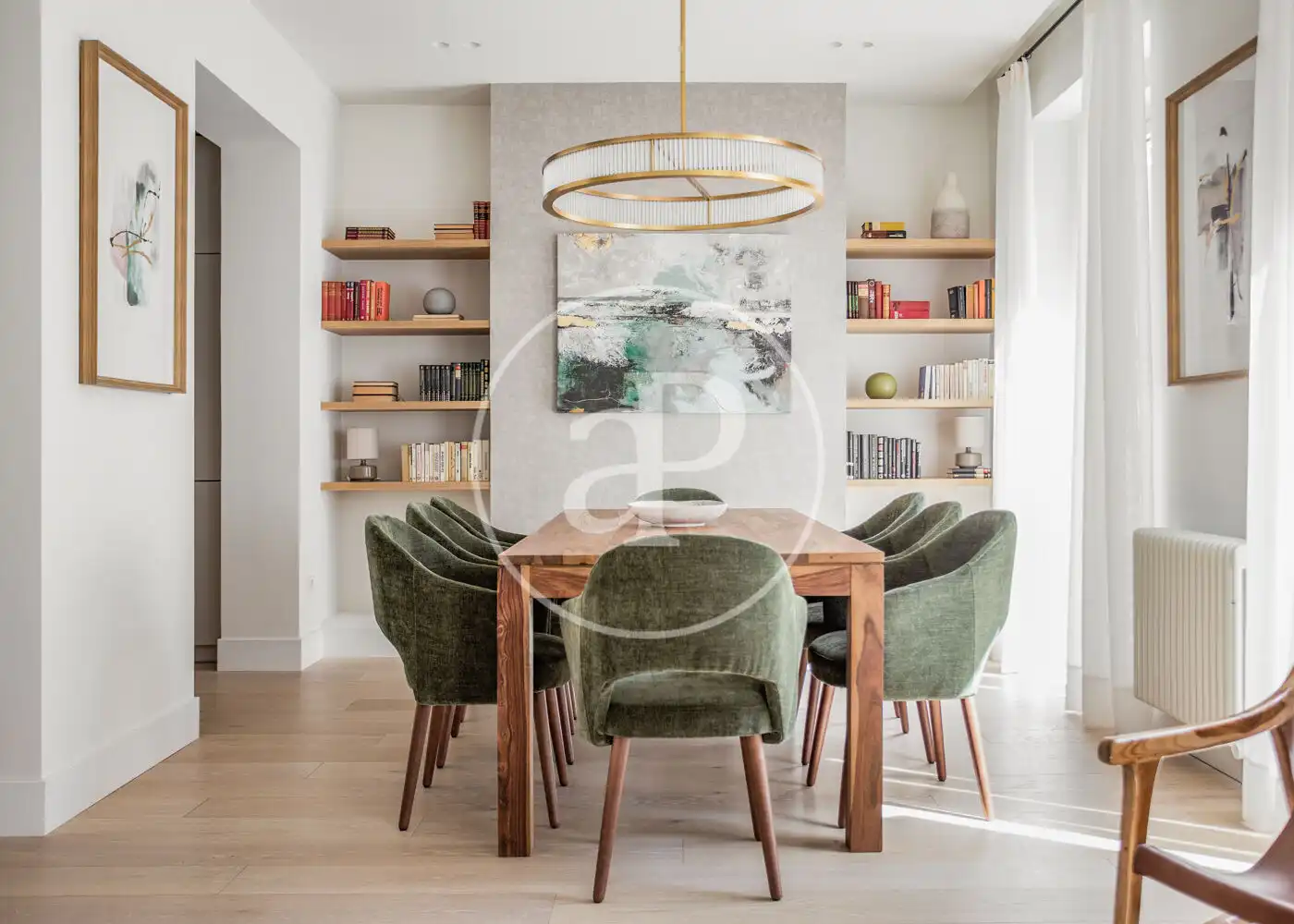 Esszimmer von Wohnung zur Miete in Barrio de Salamanca