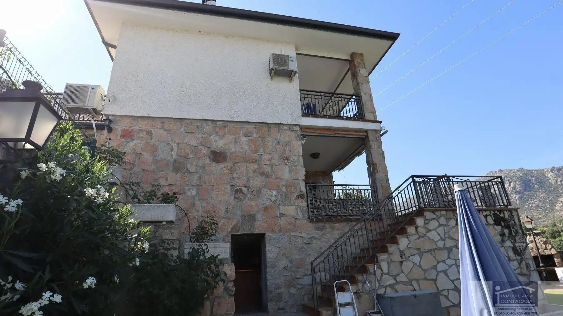 Vista exterior de Casa o chalet en venta en El Boalo - Cerceda – Mataelpino con Aire acondicionado, Calefacción y Terraza