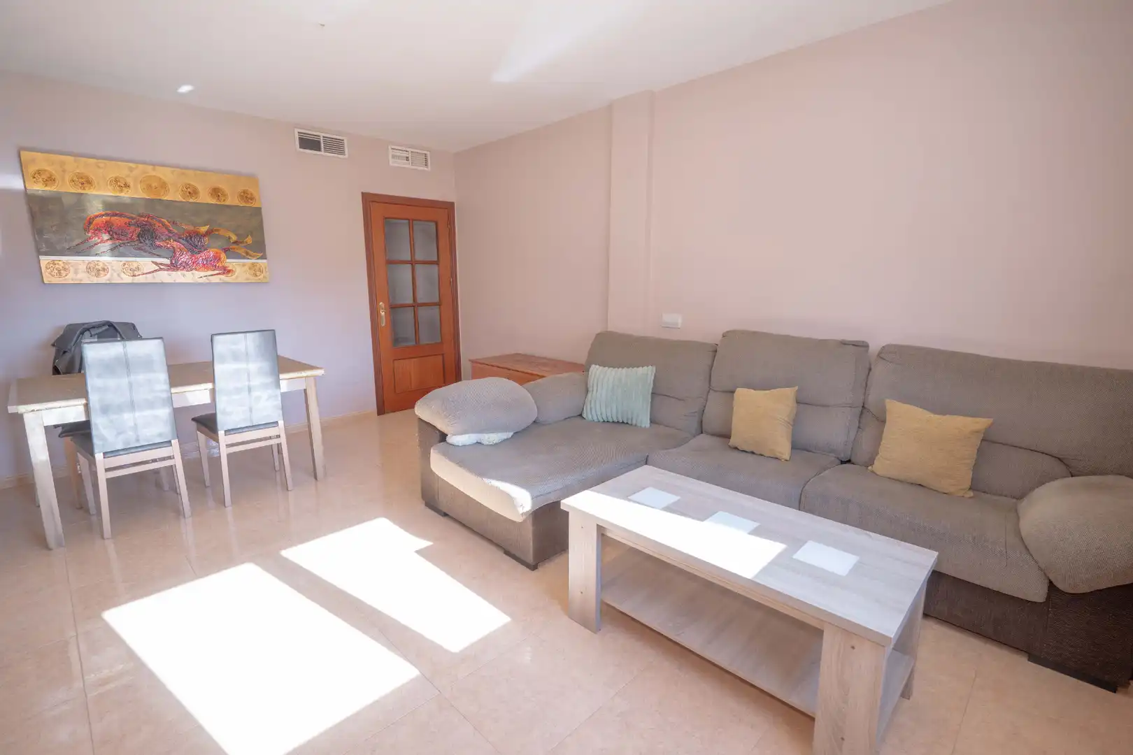 Living room of Flat for sale in El Ejido  with Furnished
