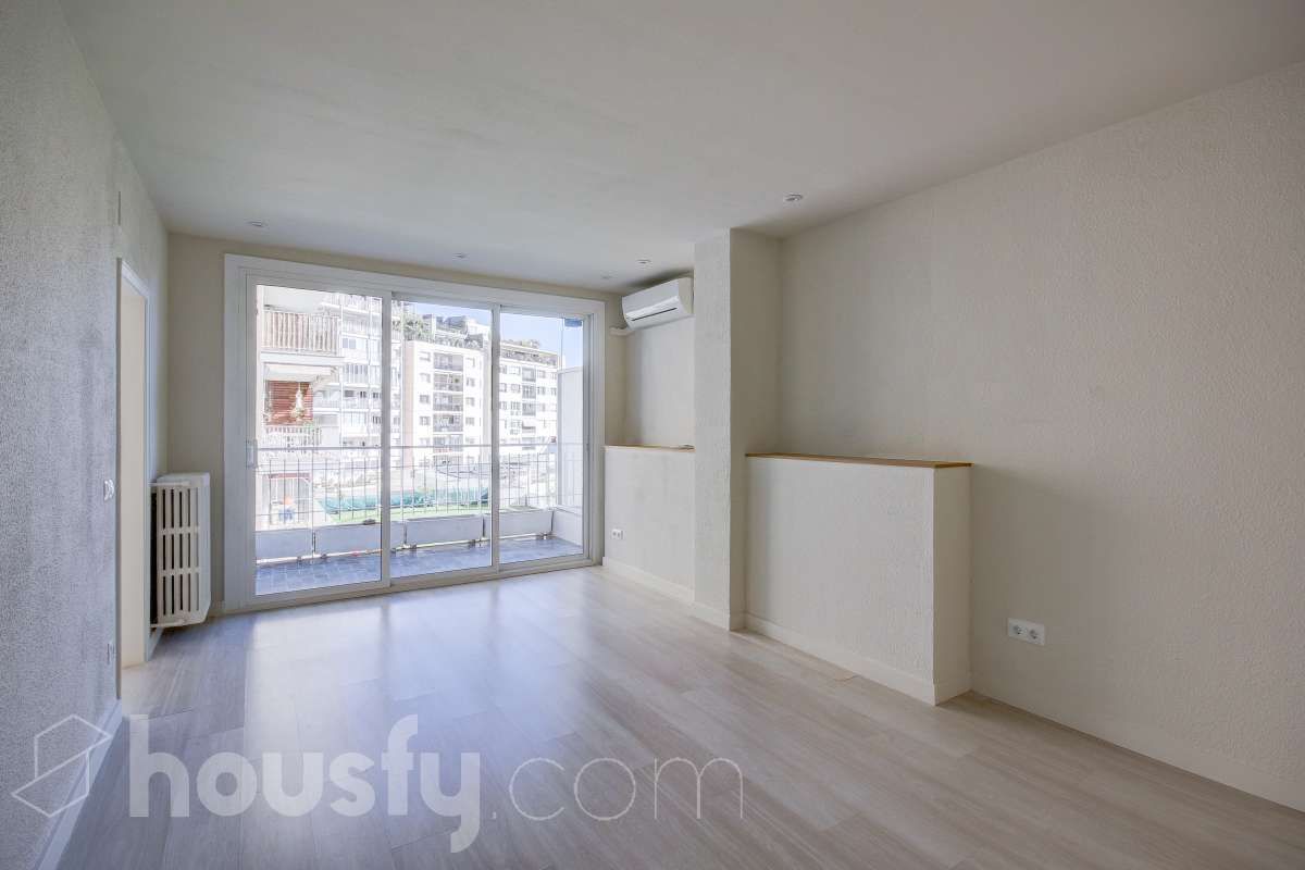 Sala d'estar de Pis de lloguer en  Barcelona Capital amb Aire condicionat, Calefacció i Terrassa