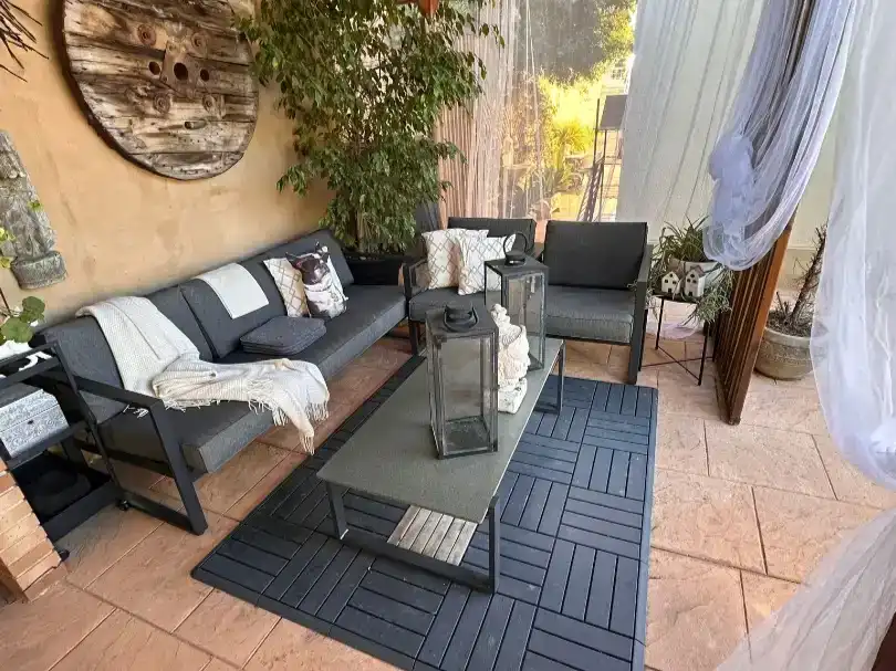 Terrassa de Casa o xalet en venda en Cunit amb Aire condicionat, Piscina i Balcó