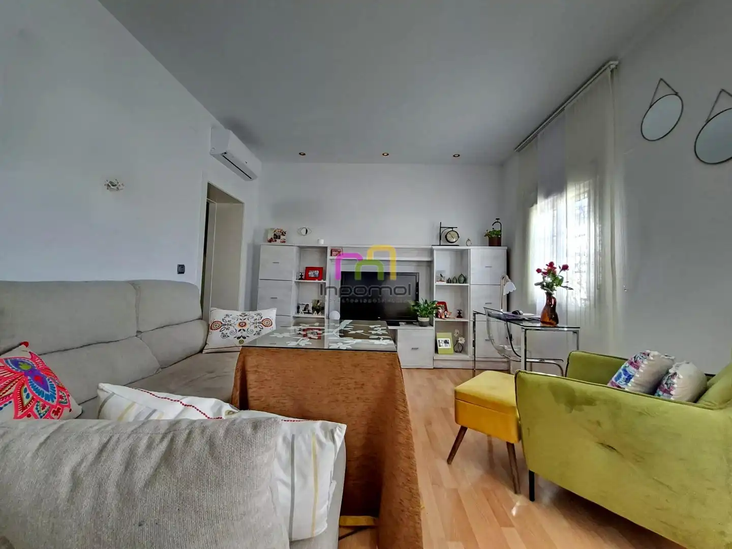 Living room of Apartments for sale in Badajoz  with Air Conditioner, Heating and Furnished
