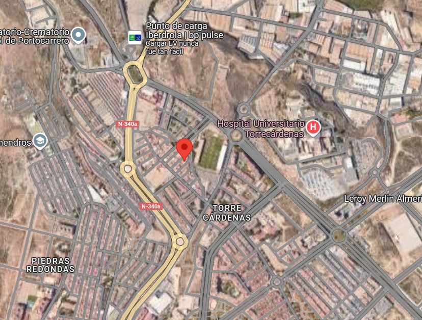 Vista exterior de Pis en venda en  Almería Capital