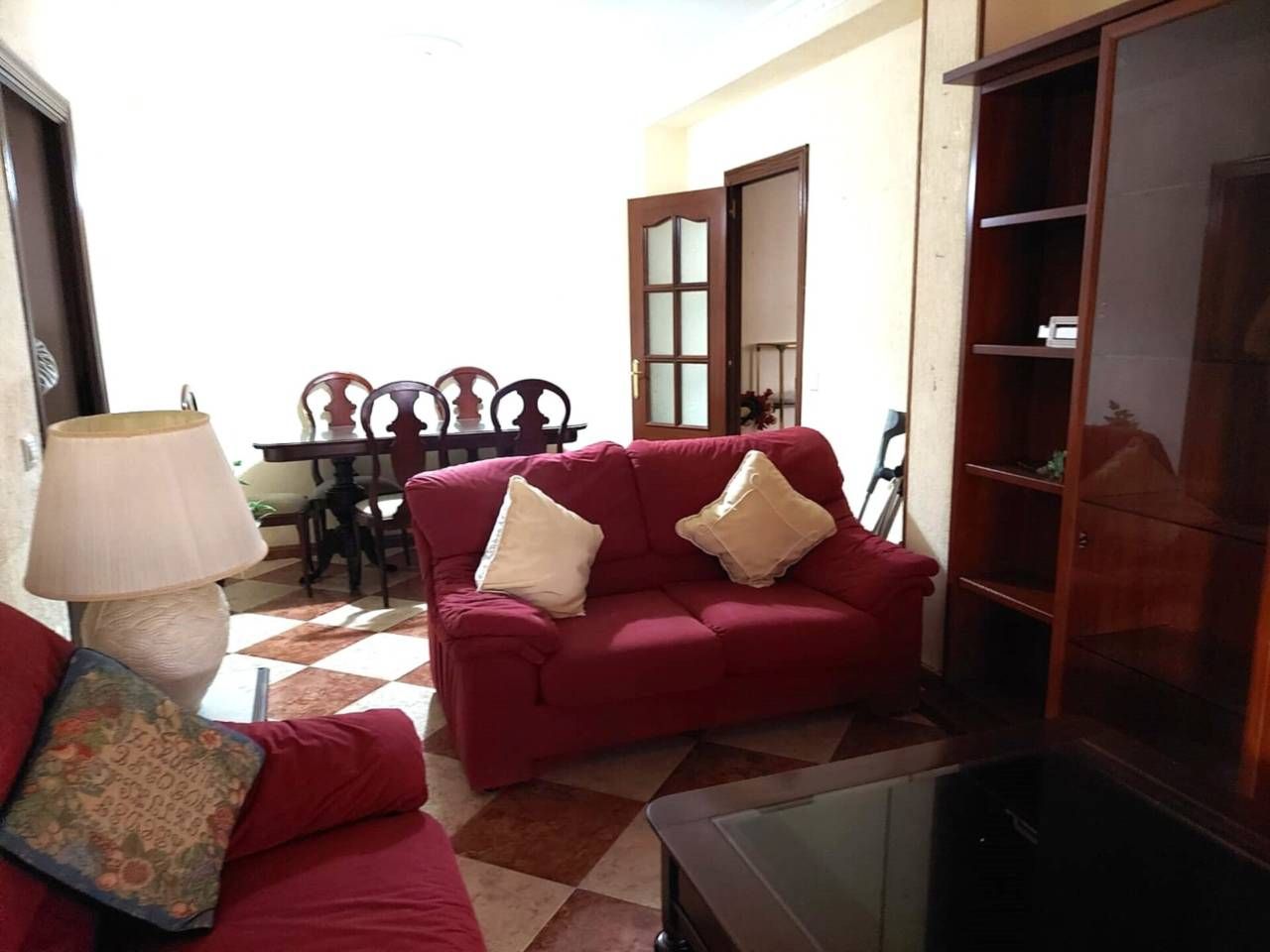 Sala d'estar de Pis en venda en Jerez de la Frontera amb Aire condicionat, Terrassa i Moblat