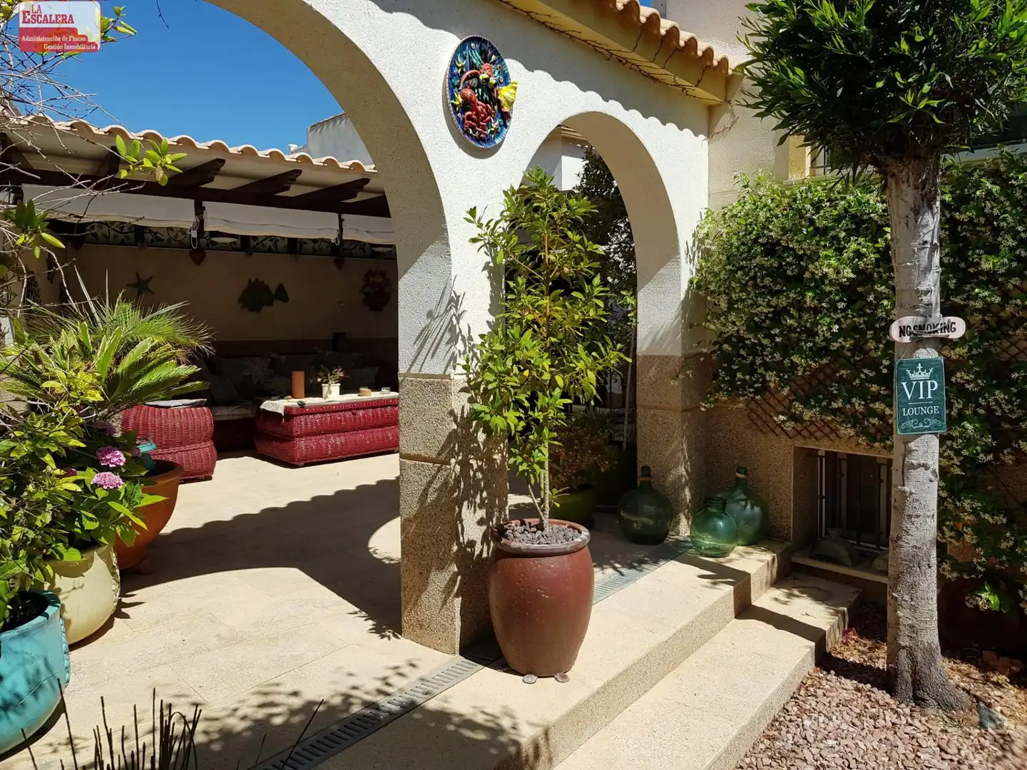 Terraza de Casa o chalet en venta en Castalla con Aire acondicionado, Calefacción y Jardín privado