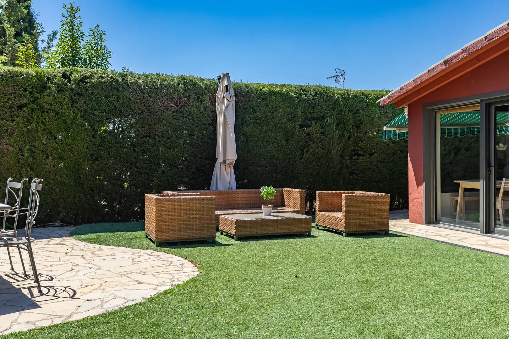 Terrassa de Casa o xalet en venda en Castellar del Vallès amb Aire condicionat, Calefacció i Jardí privat