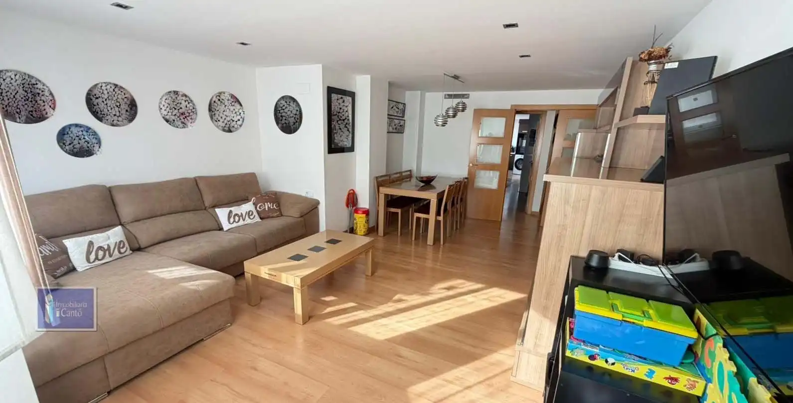 Sala de estar de Piso en venta en Alcoy / Alcoi con Aire acondicionado, Calefacción y Trastero
