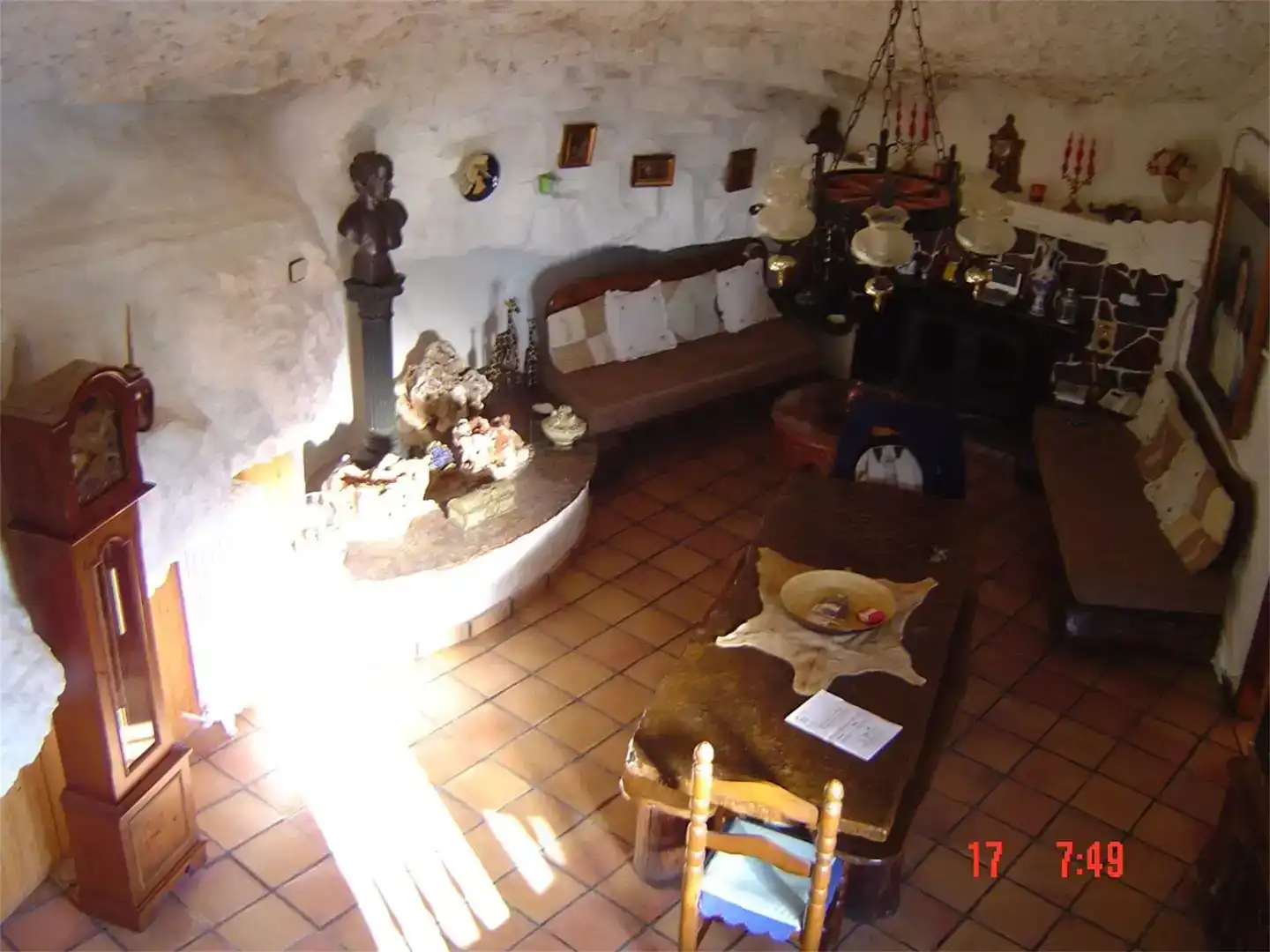 Sala d'estar de Finca rústica en venda en Castellfollit del Boix amb Aire condicionat, Parquet i Traster