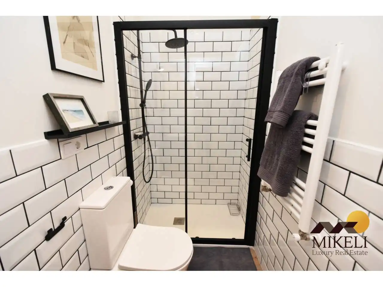 Baño de Piso de alquiler en Santander con Calefacción, Jardín privado y Terraza