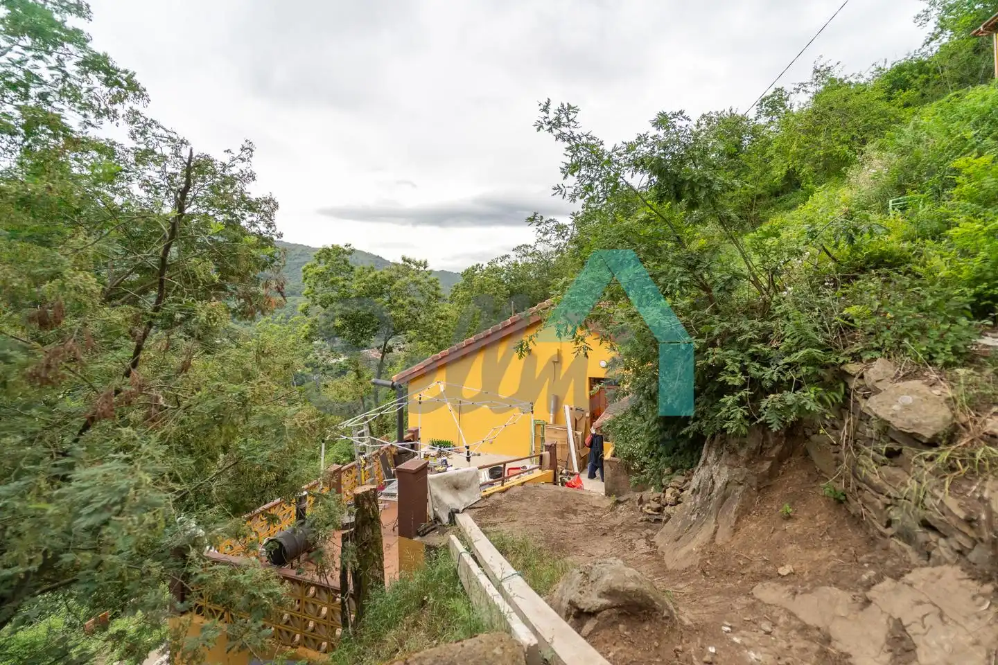 Exterior view of Houses for rent in Mieres (Asturias)  with Heating, Private garden and Parquet flooring