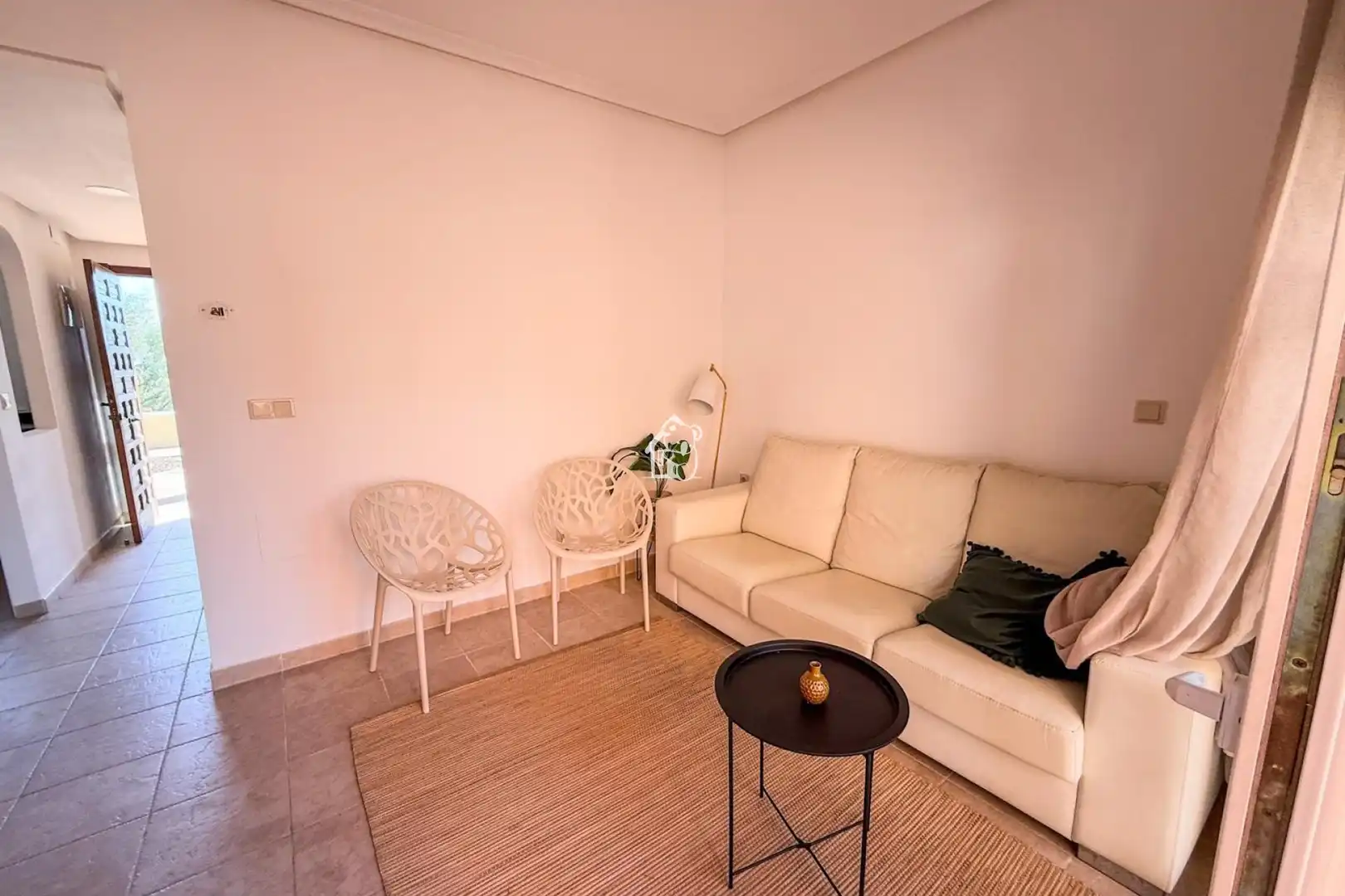 Sala de estar de Casa adosada de alquiler en Murcia con Aire acondicionado, Terraza y Piscina