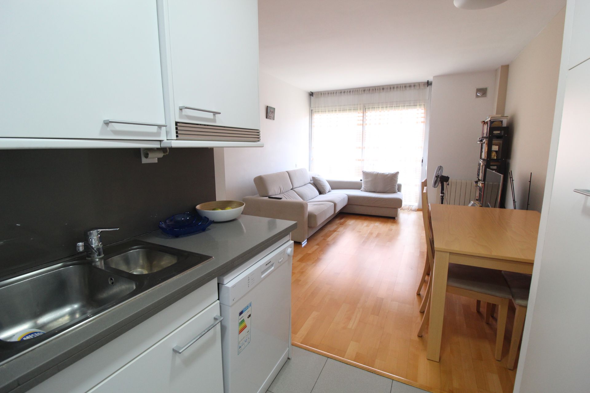 Sala d'estar de Pis en venda en  Barcelona Capital amb Aire condicionat, Calefacció i Parquet