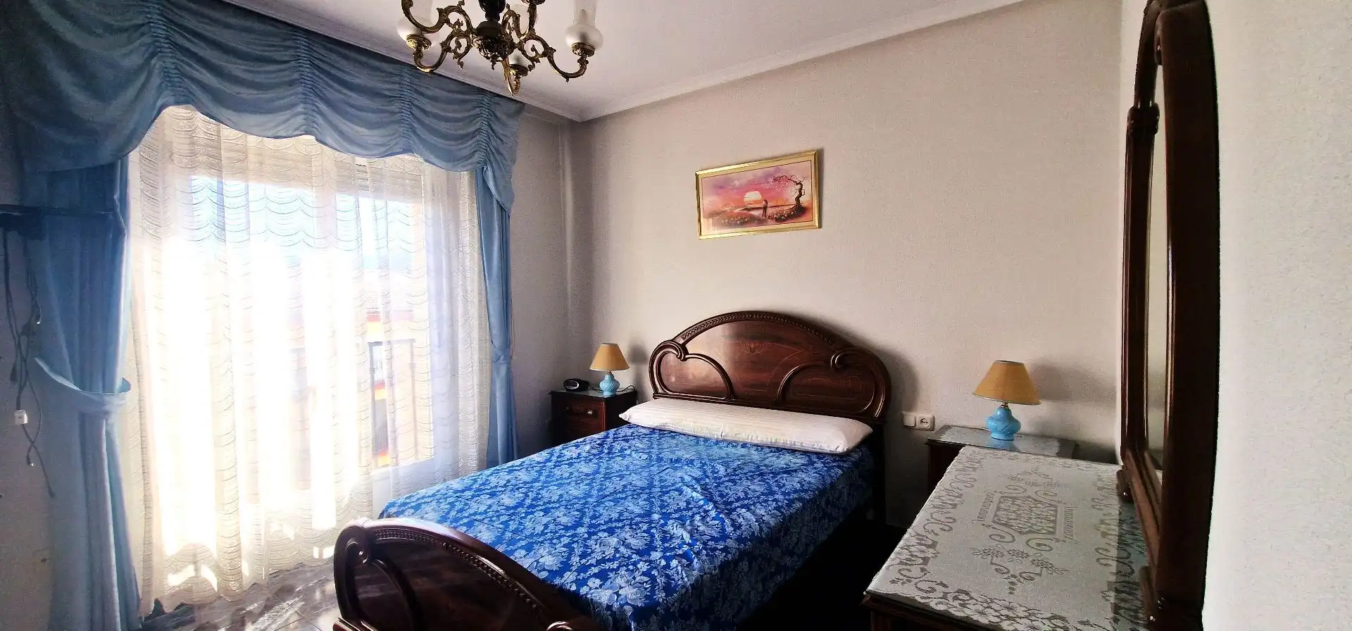 Schlafzimmer von Wohnung zum Verkauf in Aldeanueva de la Vera mit Klimaanlage, Terrasse und Möbliert