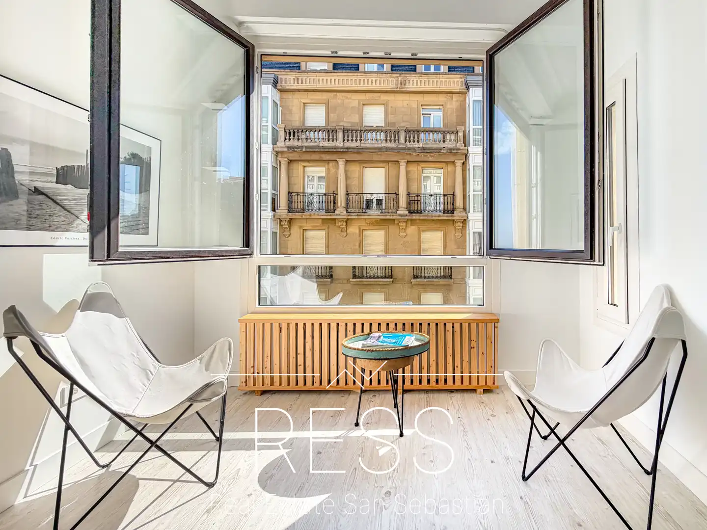 Schlafzimmer von Wohnung zum Verkauf in Donostia - San Sebastián  mit Heizung, Terrasse und Möbliert