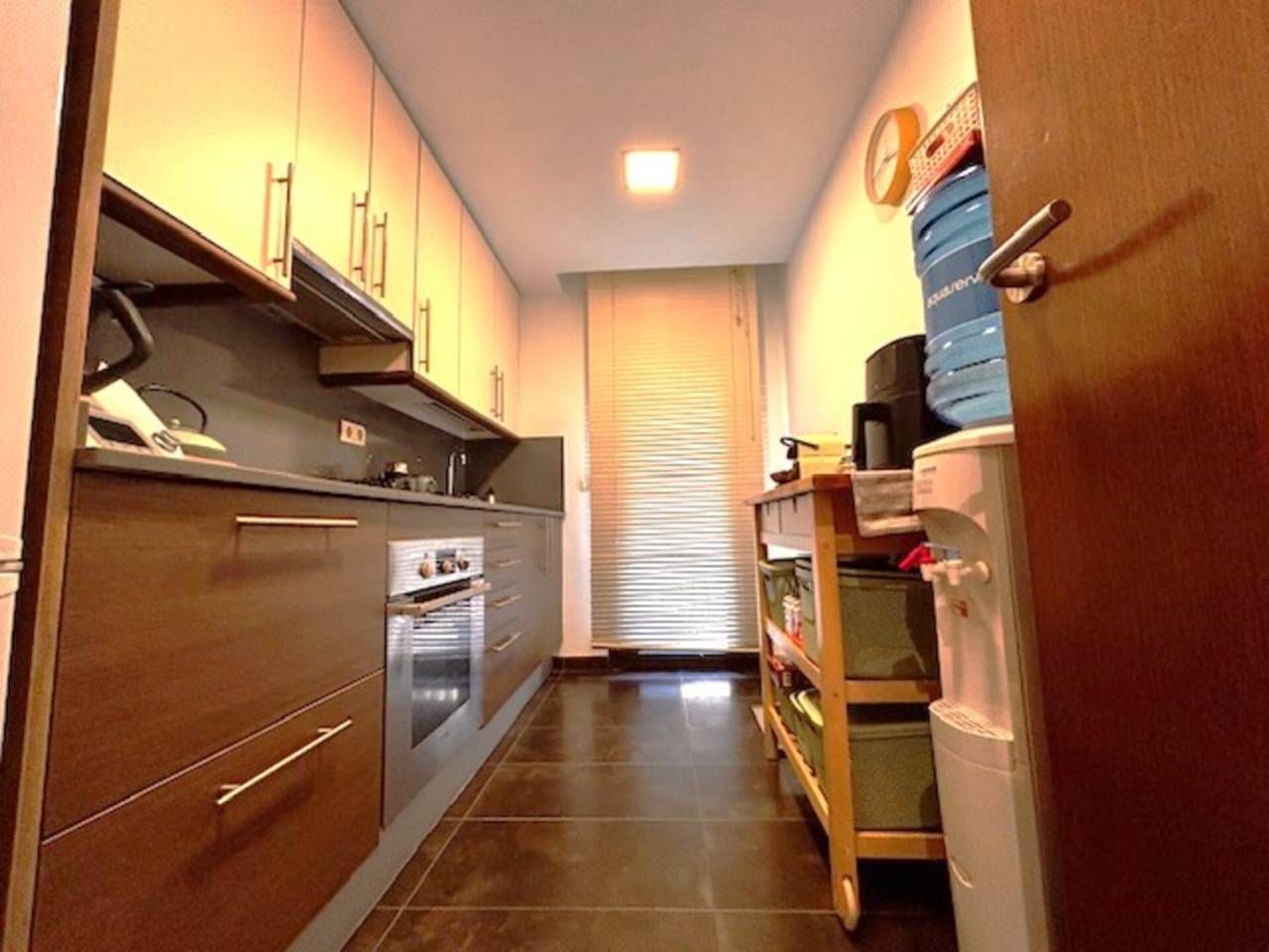 Kitchen of Flat for sale in Vilanova i la Geltrú  with Heating, Parquet flooring and Balcony