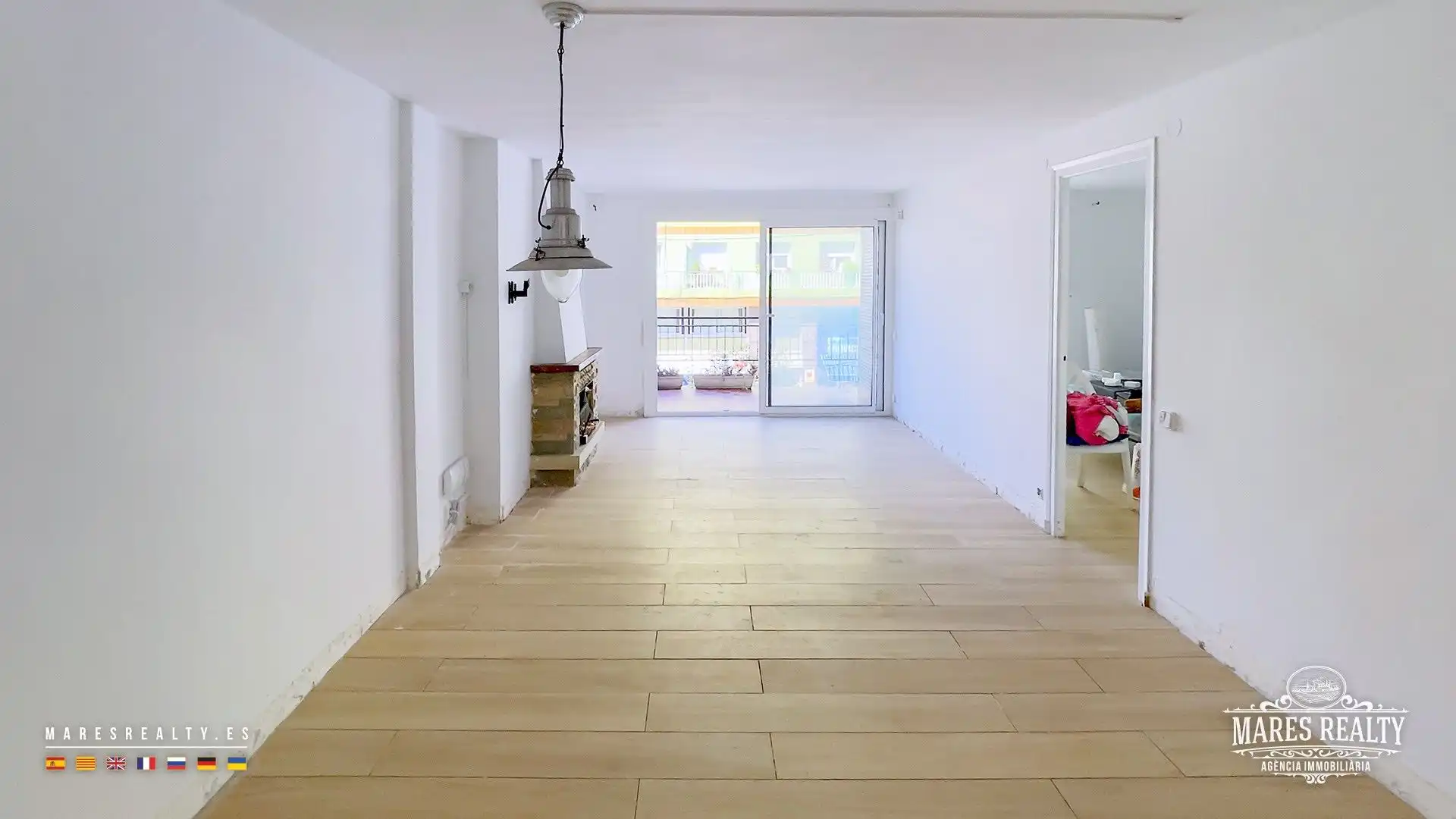 Wohnzimmer von Wohnung zum Verkauf in Lloret de Mar mit Heizung und Haustechnik