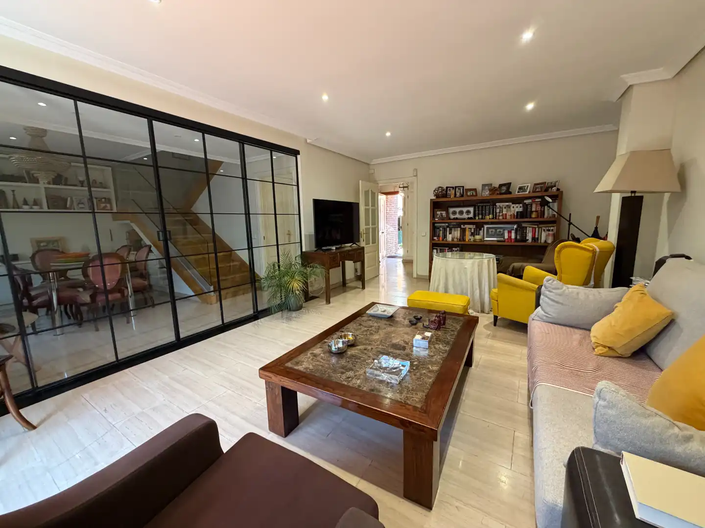 Sala de estar de Casa adosada en venta en Guadalajara con Calefacción
