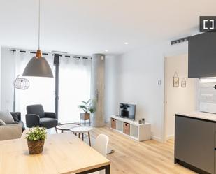 Living room of Flat to rent in  Barcelona Capital  with Air Conditioner, Heating and Furnished