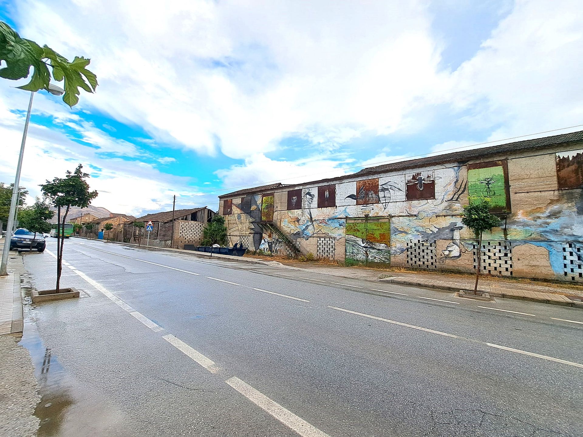 Vista exterior de Nave industrial en venta en Fuente Vaqueros
