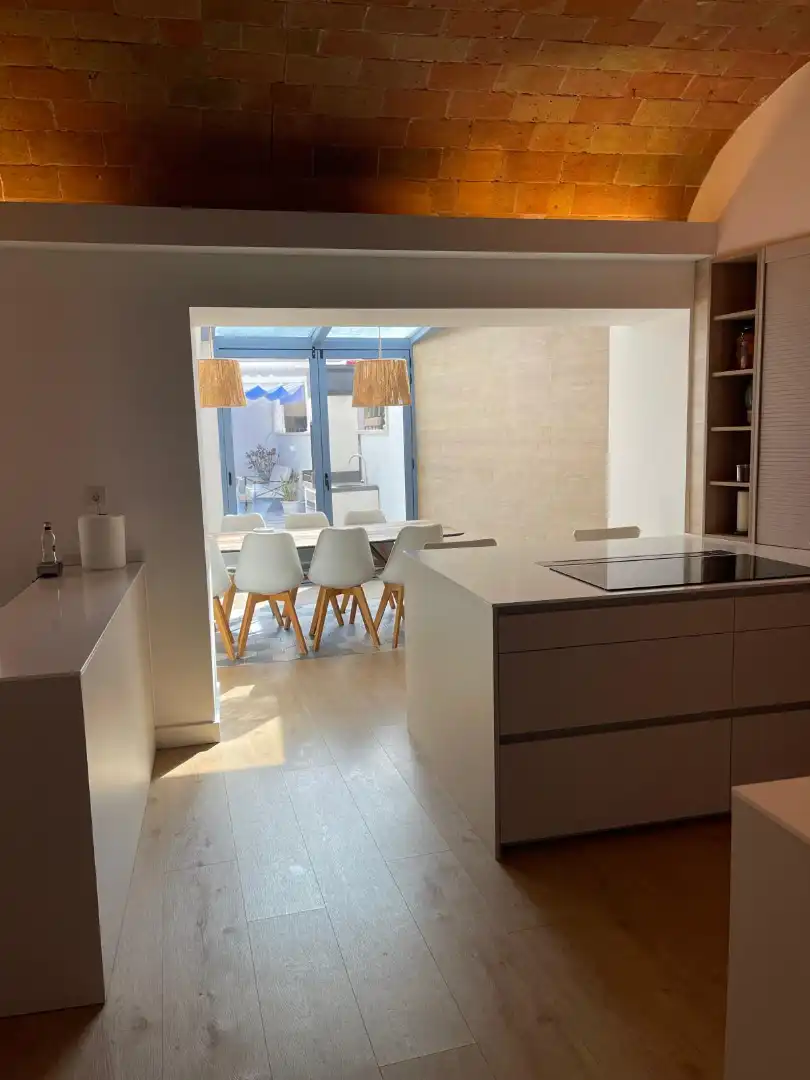 Cocina de Casa o chalet en venta en Sant Feliu de Guíxols con Aire acondicionado, Calefacción y Parquet