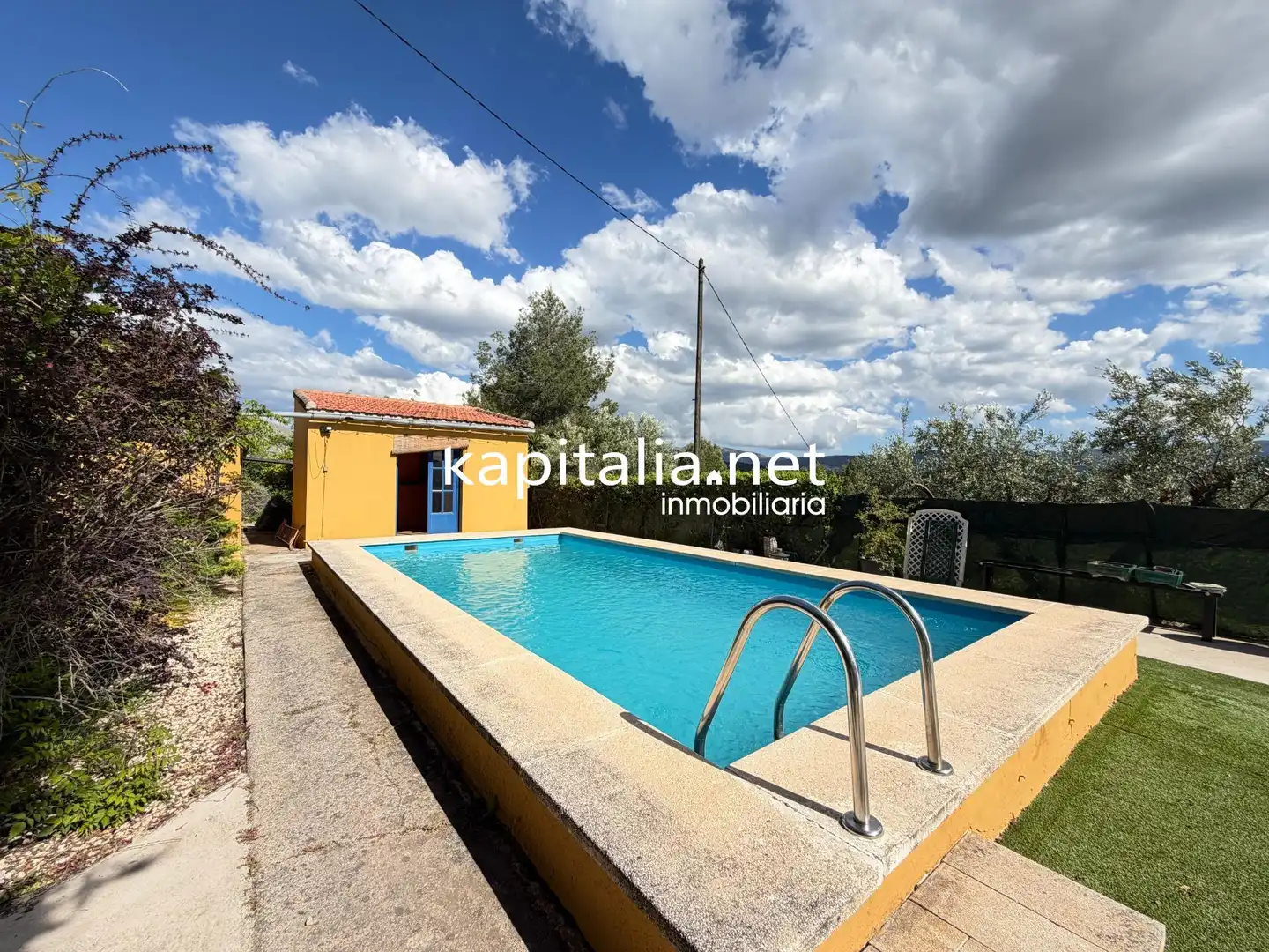 Swimming pool of Houses for sale in Millena  with Heating, Terrace and Swimming Pool