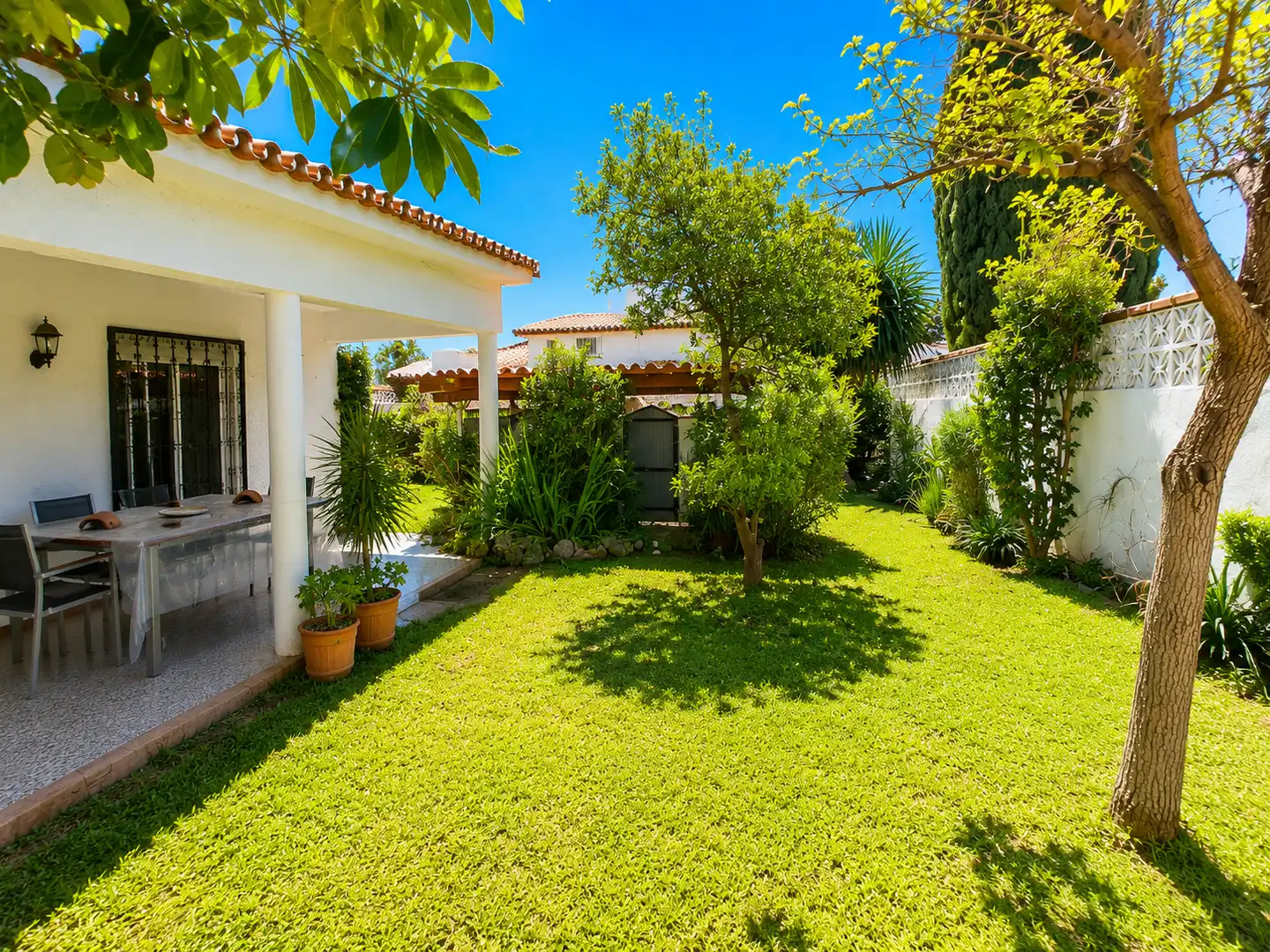 Jardín de Casa o chalet de alquiler en Benalmádena con Jardín privado y Amueblado