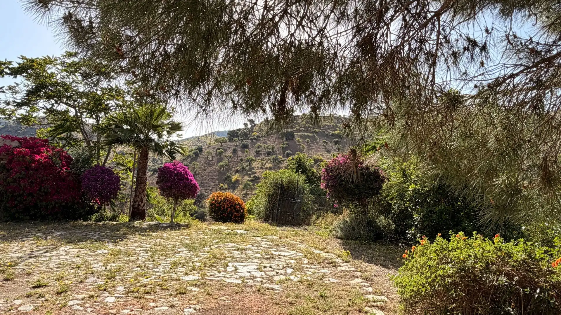 Jardí de Finca rústica en venda en Almogía amb Aire condicionat i Piscina