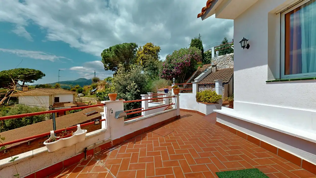 Terrassa de Casa o xalet en venda en Arenys de Munt amb Calefacció, Jardí privat i Terrassa