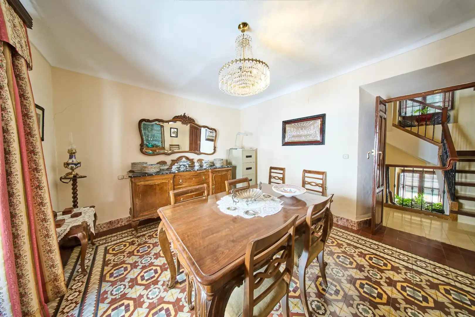 Comedor de Casa o chalet en venta en Alhama de Granada con Calefacción, Terraza y Amueblado